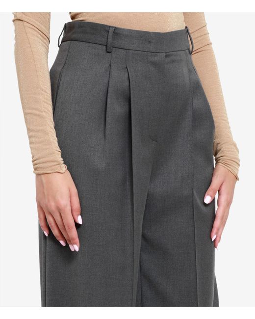 SIMONA CORSELLINI Gray Trousers