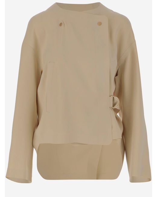 Chaqueta de nylon Giorgio Armani de color Natural