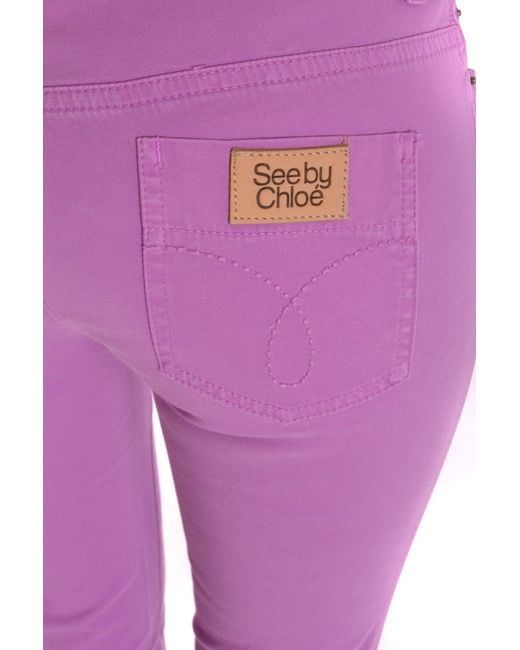 See By Chloé Pink Jeans