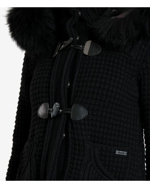 Abrigos De Corteza Negro Bark de color Black