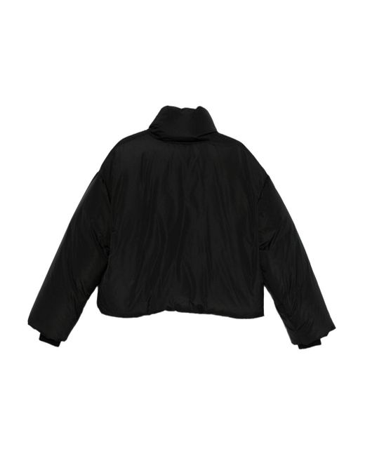 AMI Black Taffetas Ami De Coeur Down Jacket