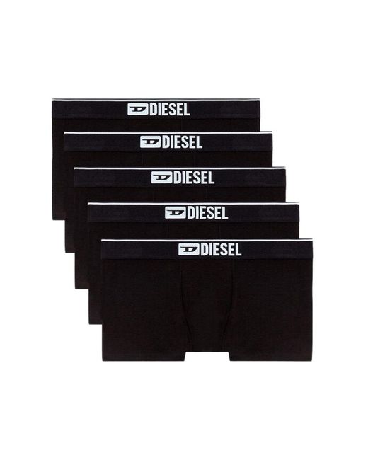 DIESEL 5 Pack Boxer in het Black voor heren