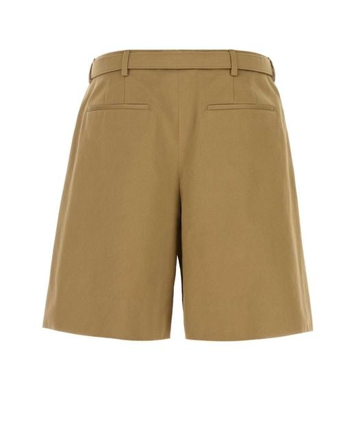 Saint Laurent Natural Solid Shorts for men