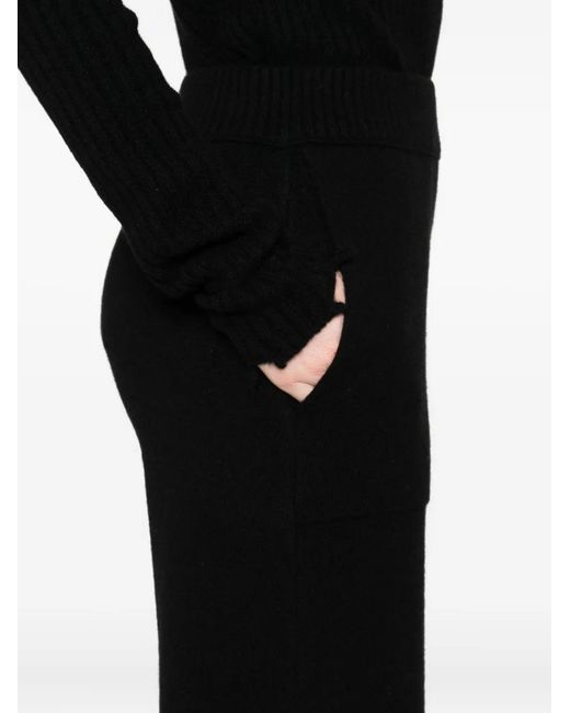 Uma Wang Kasjmier Broek in het Black