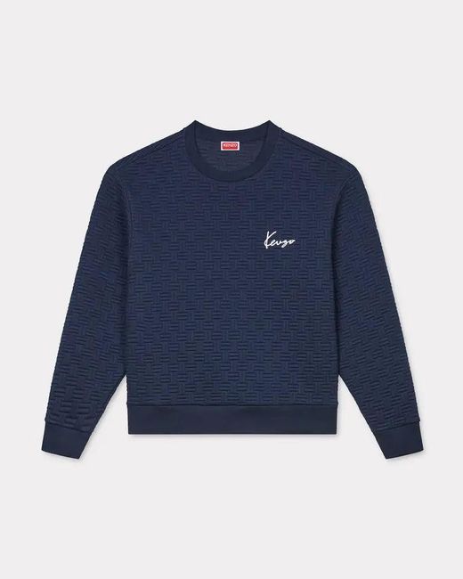 KENZO Blue Pullover blau