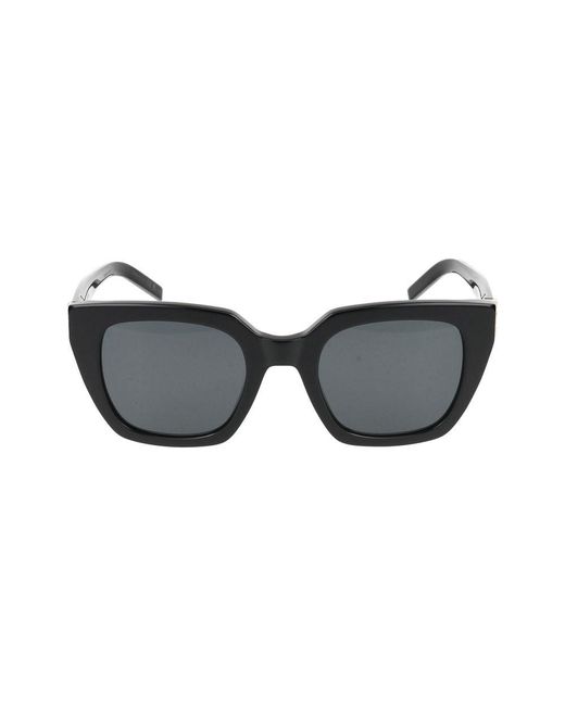 Saint Laurent Black Mutige cat eye sonnenbrille in schwarz