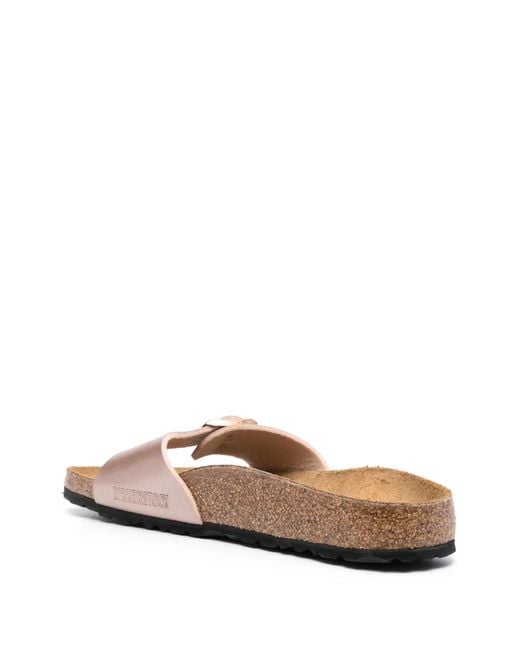 Birkenstock White Madrid Copper, Birko Flor Shoes