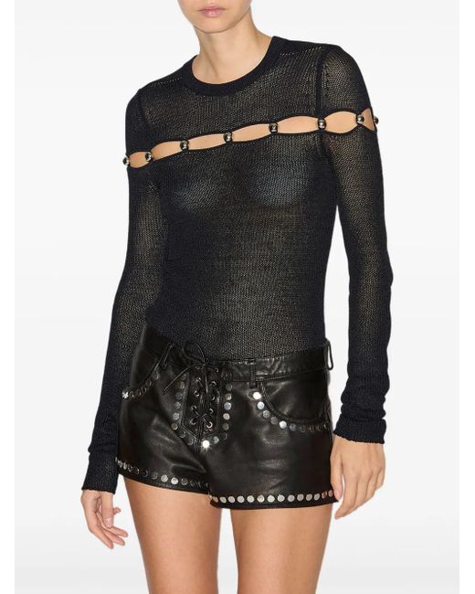 Isabel Marant Black Elsie Top