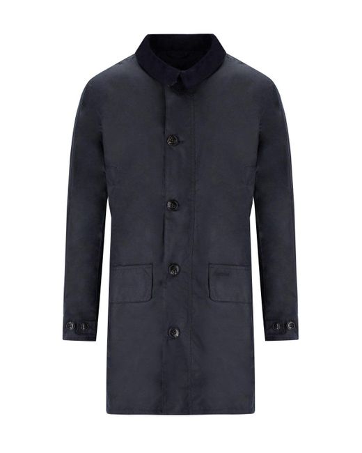 Barbour Blue Mac Jacket for men