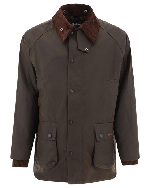 Barbour Gray Bedale Jackets And Coats Green