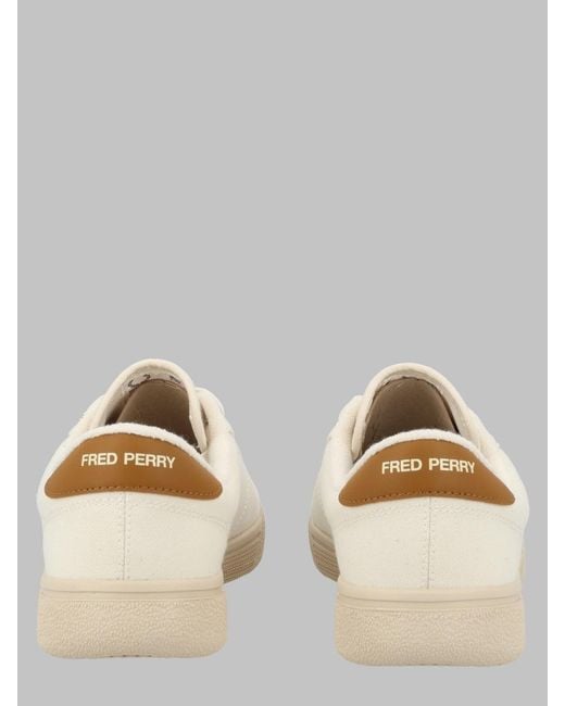 Fred Perry Natural Sleek Tennis Shoes For
