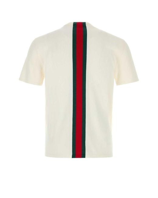 Gucci White Knit T-Shirt