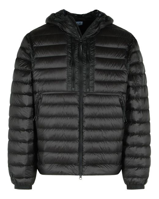 C P Company C.p. Bedrijf 'dd Shell' Zwart Polyamide Down Jas in het Black