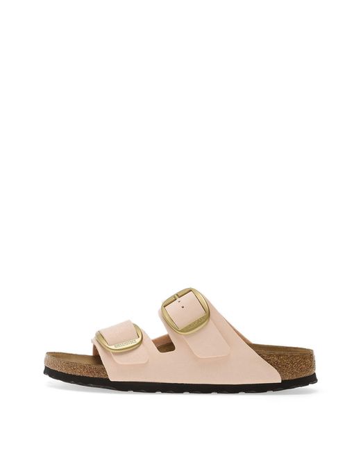 Birkenstock White Arizona Big Buckle Light Rose, Birkibuc