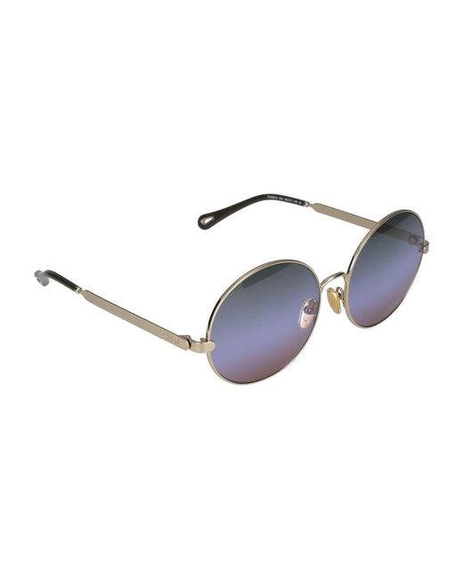 Chloé Sonnenbrille Chloé CH0281 S 004 Gold Gold Green /17 /140 in Purple für Herren