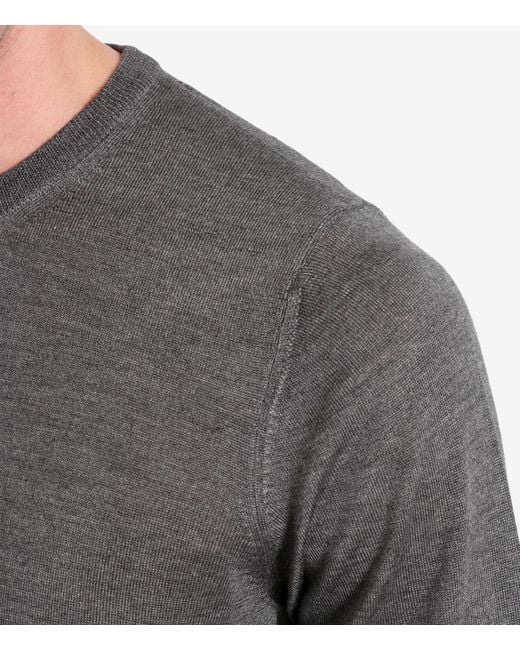 Les pulls collaient gris Tagliatore pour homme en coloris Gray