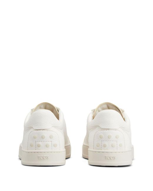 Tod's White Leather Sneakers for men