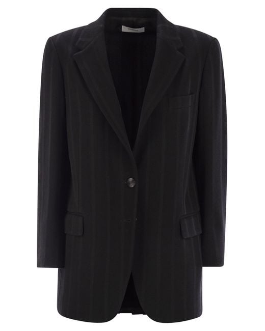 SAULINA Black Antonia Single Breasted Jacket