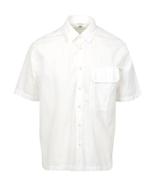 C P Company White Shirts