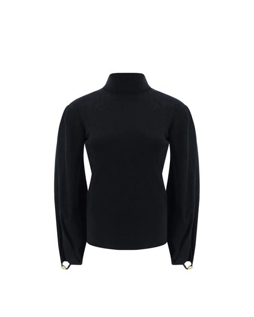 Chloé Black Arms Slit Sweater