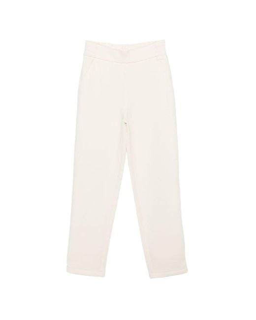 Emporio Armani White Cotton Trousers