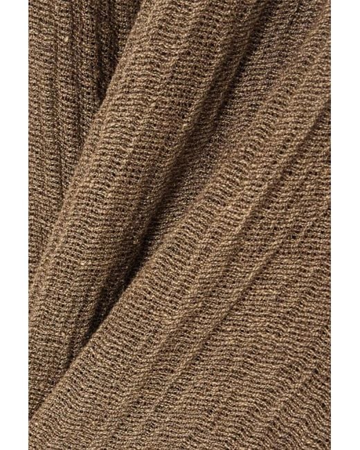 LeKasha Natural Draped Skirt
