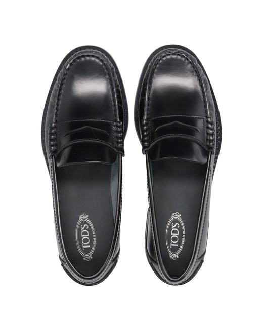 Tod's Black Sandals