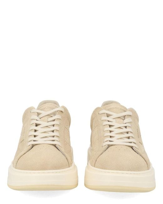 Woolrich Natural Solid Pelle Sneakers