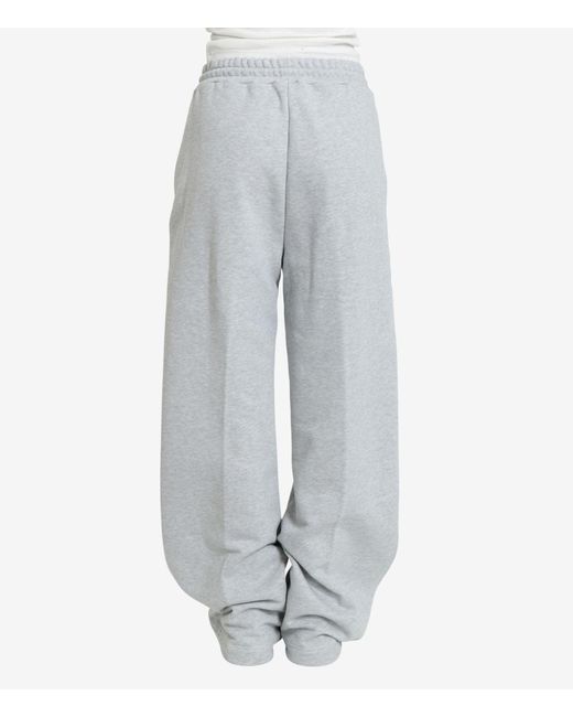 Pantalon Gris MSGM en coloris Gray