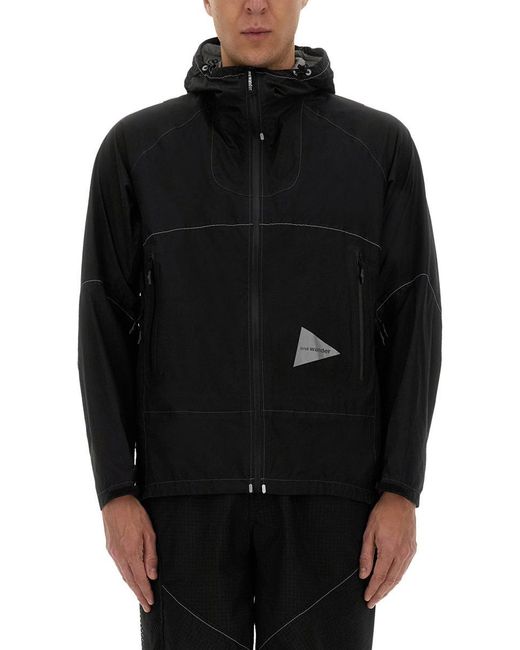 And Wander Black 3L Ul" Jacket for men