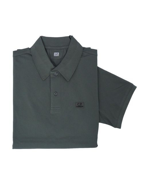 C P Company Green Polo Short Sleeve for men