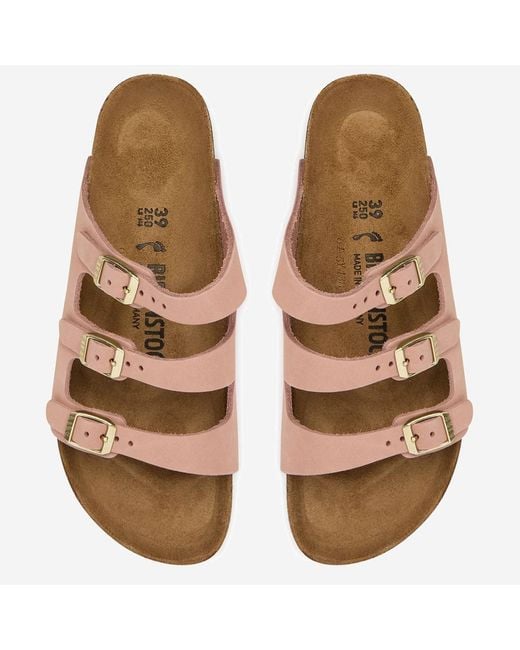 Birkenstock Pink Sandals Pelle