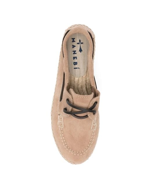 Manebí Natural Boat Shoes Espadrilles