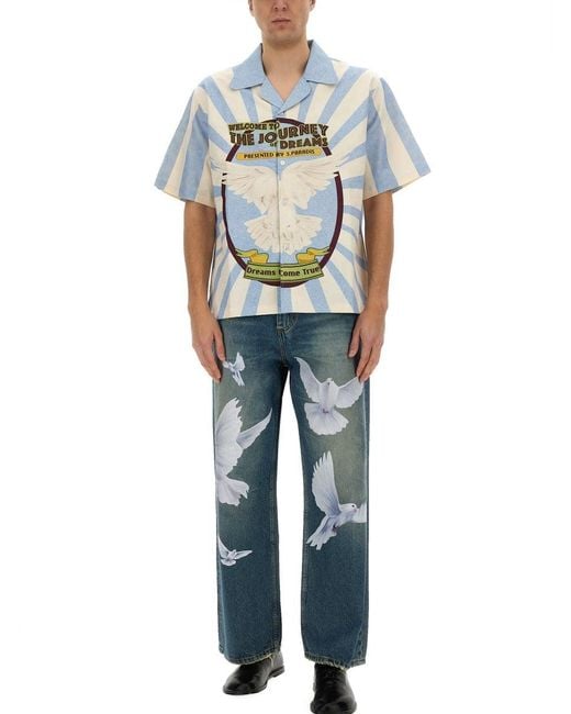 3.PARADIS Blue "Journey Of Dreams" Shirt