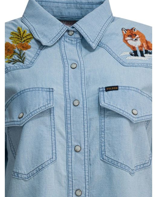 Filson Blue Light Cotton Shirt