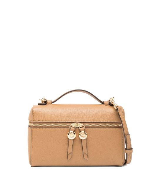 Tory Burch Natural Romy Leather Vanity Case
