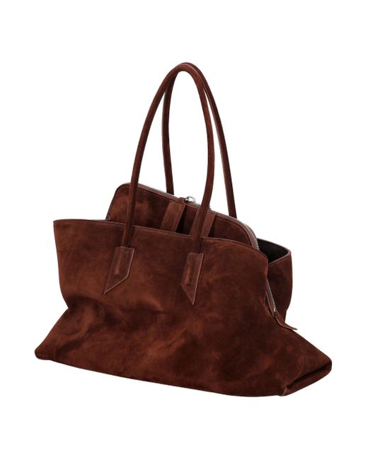 The Attico Brown La Passeggiata Medium Tote Bag
