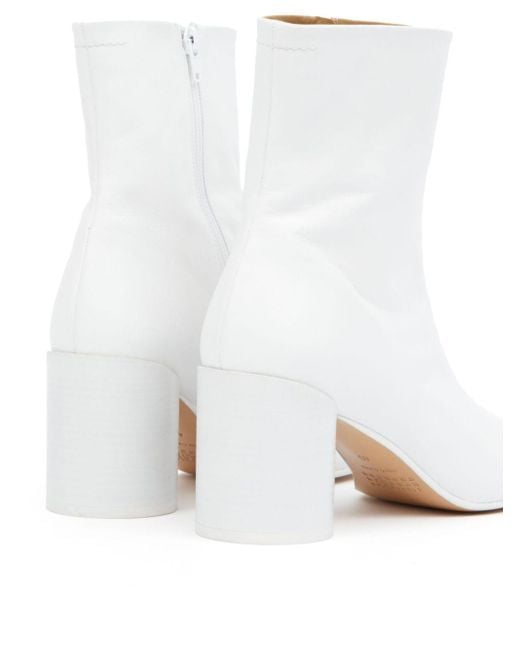 MM6 by Maison Martin Margiela 70 Mm Anatomic Enkellaarzen in het White