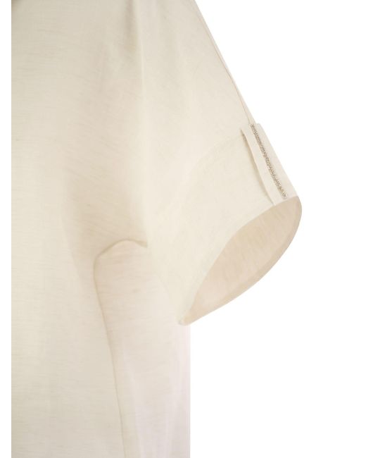 Peserico Pesico Pure Linen Shirt in het White