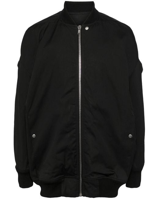 Rick Owens Black Jumbo Peter Flight Jacket