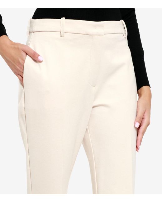 Kaos Broek Crème in het White