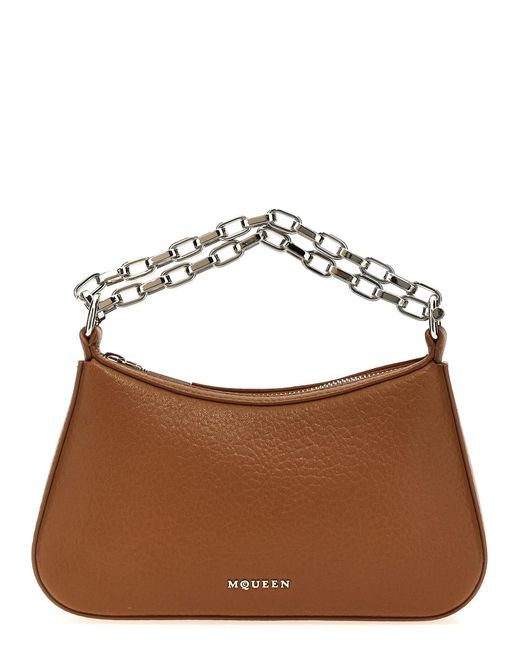 'MC Queen T Bar Mini' sac à main Alexander McQueen en coloris Brown