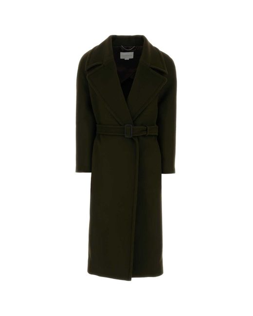 Stella McCartney Black Bottle Wool Coat
