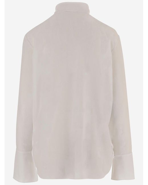 Sa Su Phi White Silk Shirt