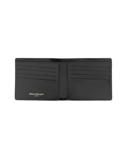 Maison Margiela Black Bi-Fold Four Stitches Wallet