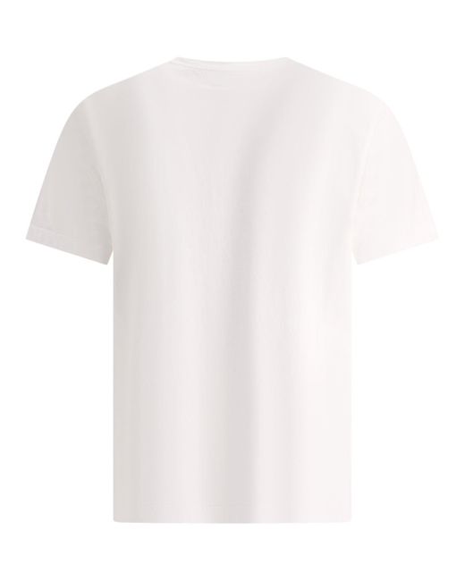 Maison Kitsuné Maison Kitsuné "Running Fox" T -Shirt in White für Herren
