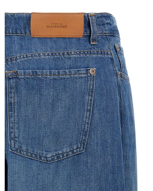 7 For All Mankind Blue Jeans "Willow Wide"