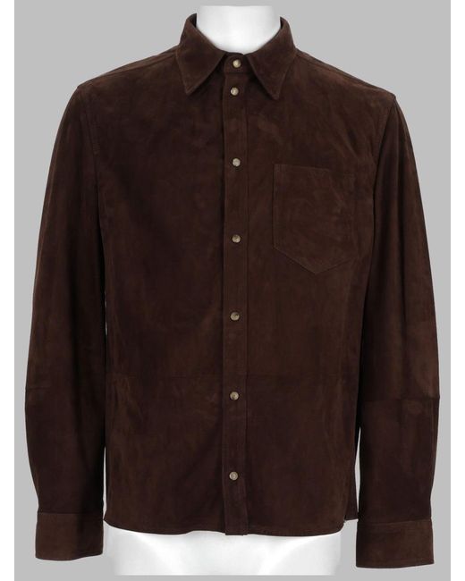 Brunello Cucinelli Brown Giacca Camicia