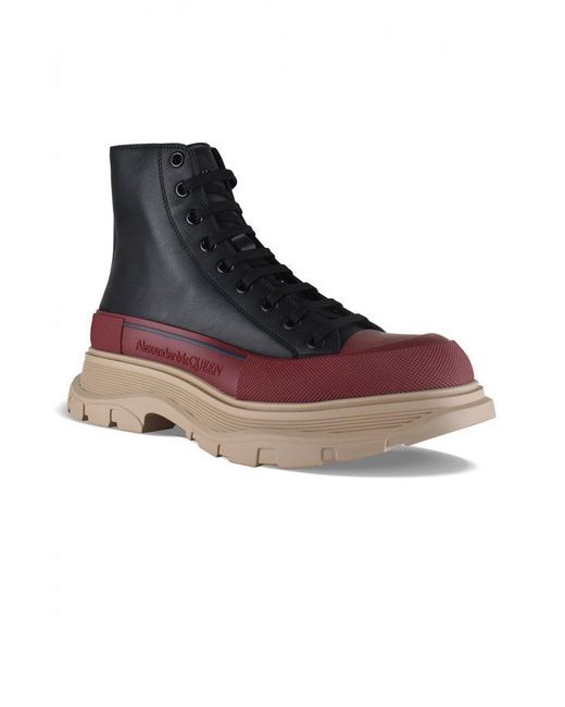 McQueen Black Sneakers Tread Slick for men