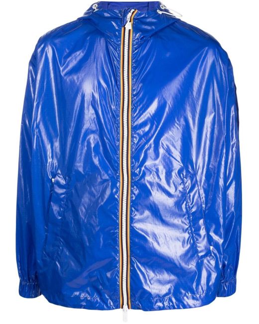 K-Way K Way R & D Claudel Light Glass Ripstop Jacke in Blue für Herren